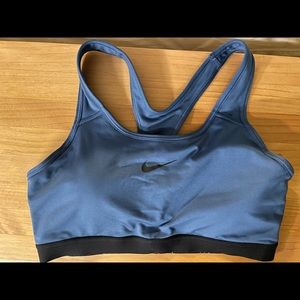 Nike Women's Pro Classic Padded Compression Sports Bra — Navy-ish Blue, size XL